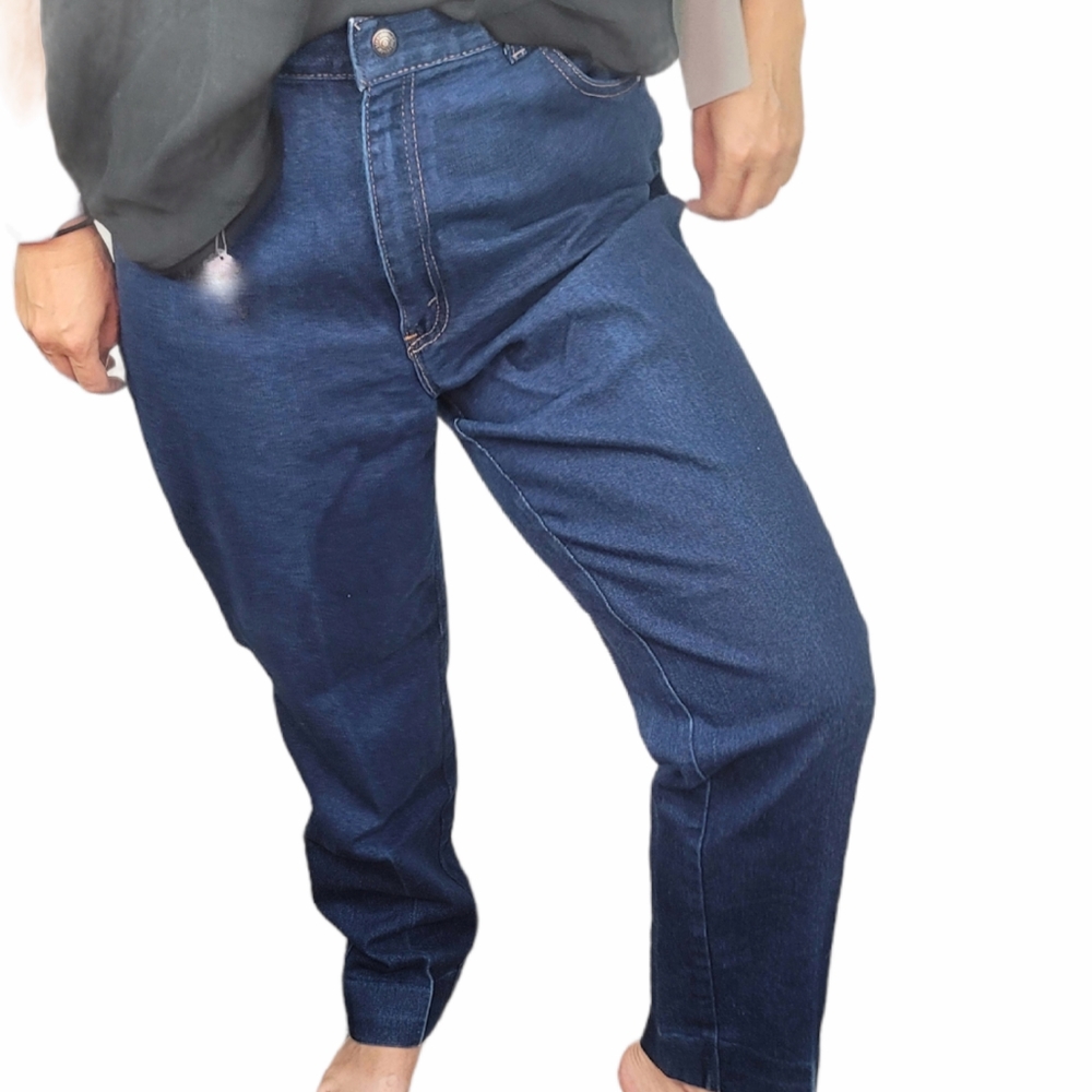 Vintage 1970s Levis HighRise Elastic Back Jeans 16 - Picture 2 of 12